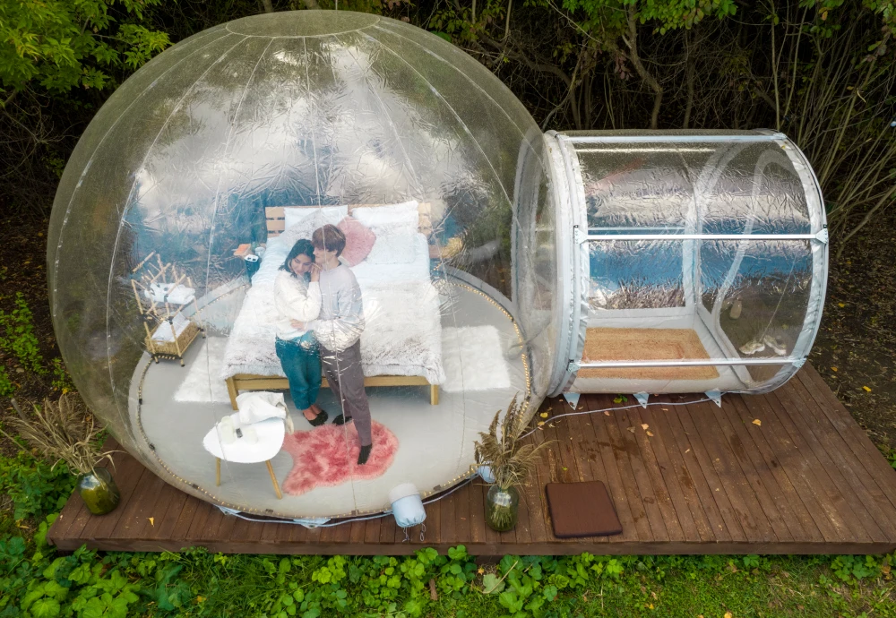 backyard bubble tent